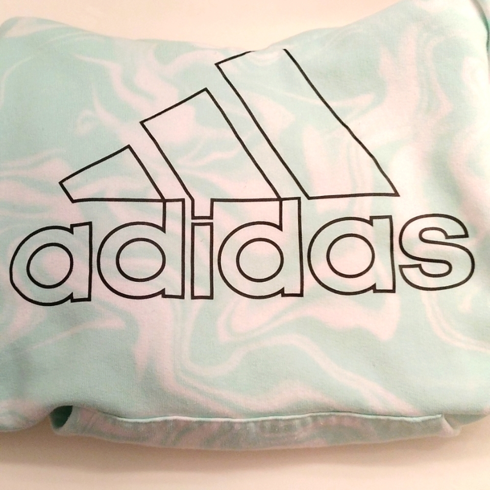 ⚜️ 💚 Girls Adidas Hooded Sweatshirt - Picture 5 of 5